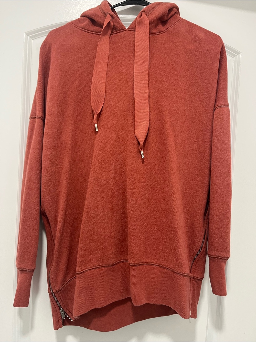 Rust Red Women’s Hooded Sweatshirt